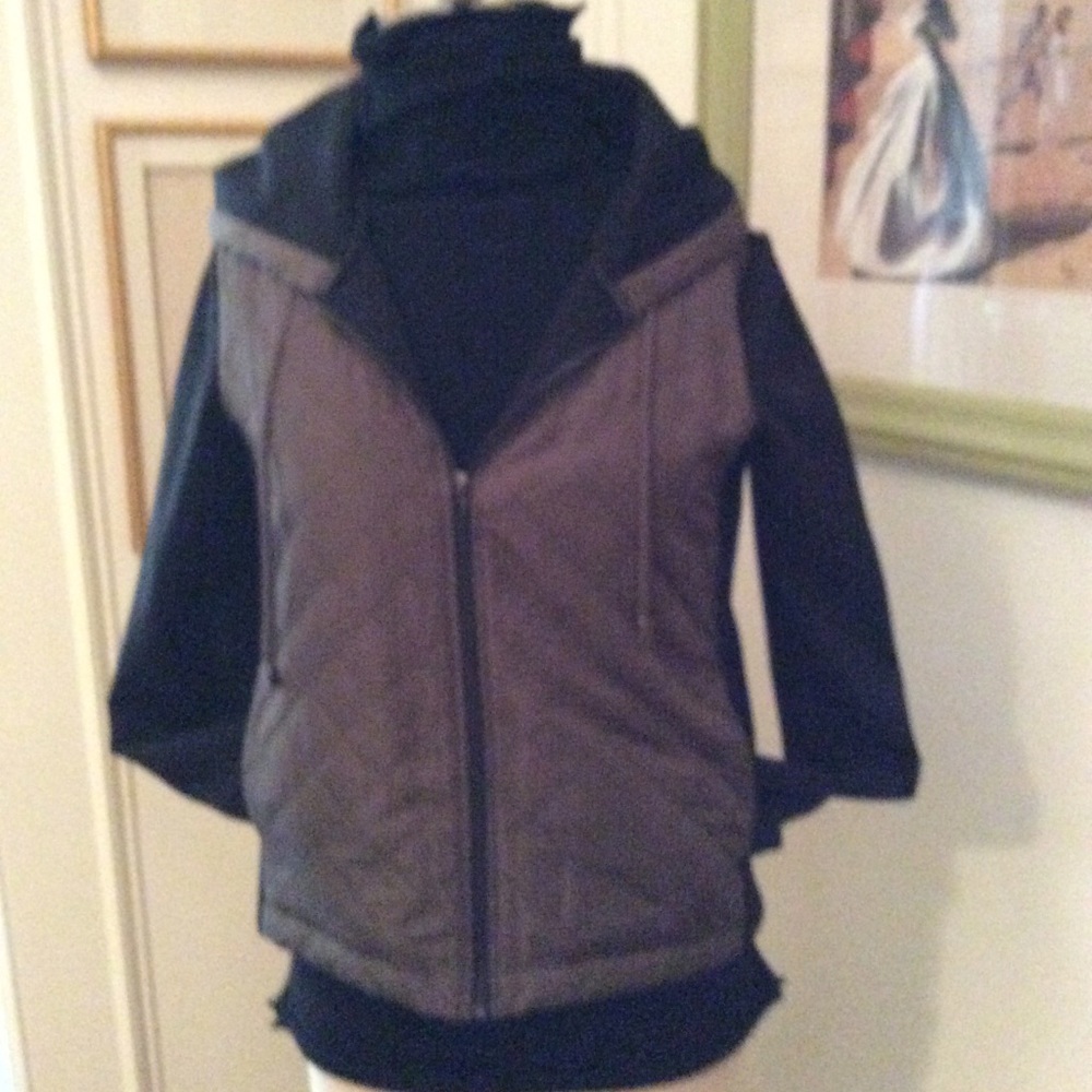 Two toned athletic jacket.